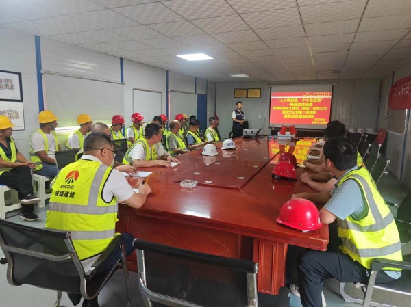 陜煤建設(shè)咸陽分公司第一項目部：以“演”助防，筑牢安全第一防線