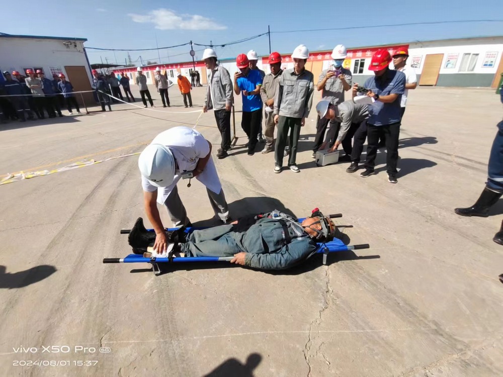 陜煤建設礦建二公司：以“演”促練 以“練”筑防