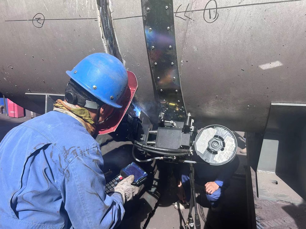 陜煤建設(shè)西北分公司：軌道式爬行機(jī)器人助力酒鋼綜合管網(wǎng)改造項目