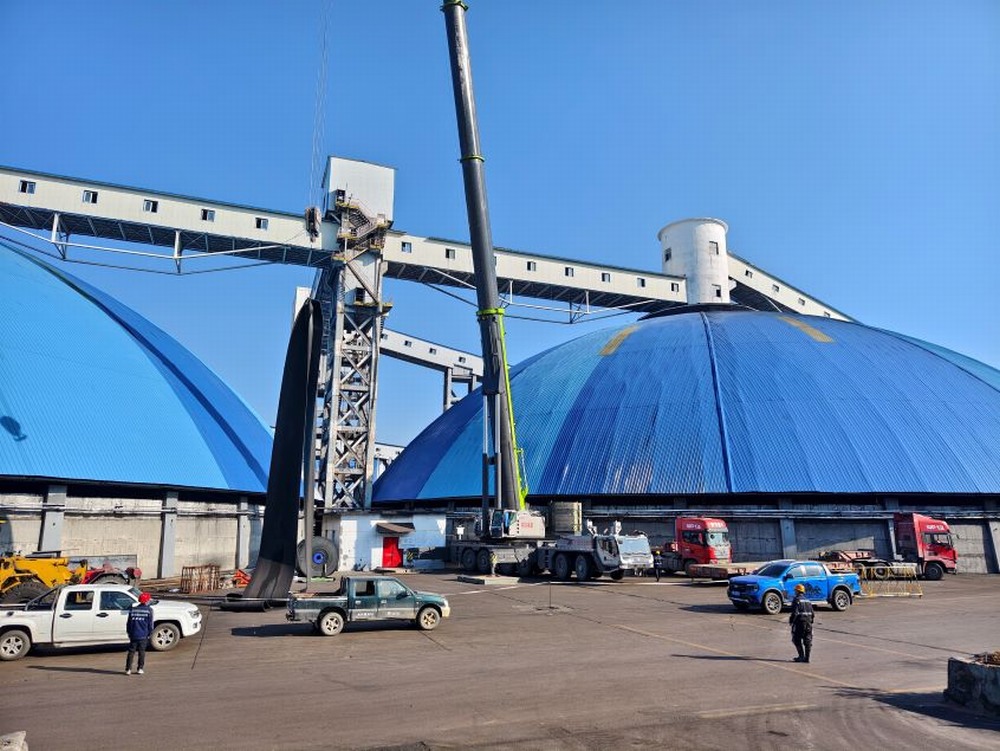 陜煤建設(shè)洗選煤運(yùn)營(yíng)公司第三項(xiàng)目部：風(fēng)雨無(wú)阻保生產(chǎn)，103 膠帶機(jī)更換帶面工程紀(jì)實(shí)