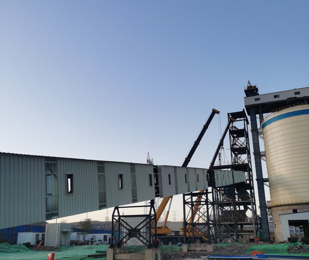 陜煤建設天工公司土建第二十五項目部：細化“人、材、機”管理，助力棧橋順利吊裝