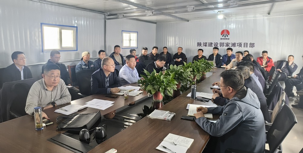 趙敬凱、劉保江到郭家灘項目檢查指導工作