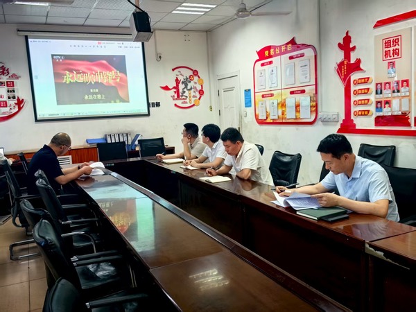 陜煤建設(shè)洗選煤運(yùn)營(yíng)公司檸條塔運(yùn)營(yíng)項(xiàng)目部黨支部開展： “清風(fēng)沐初心，廉潔促發(fā)展”主題黨日活動(dòng)