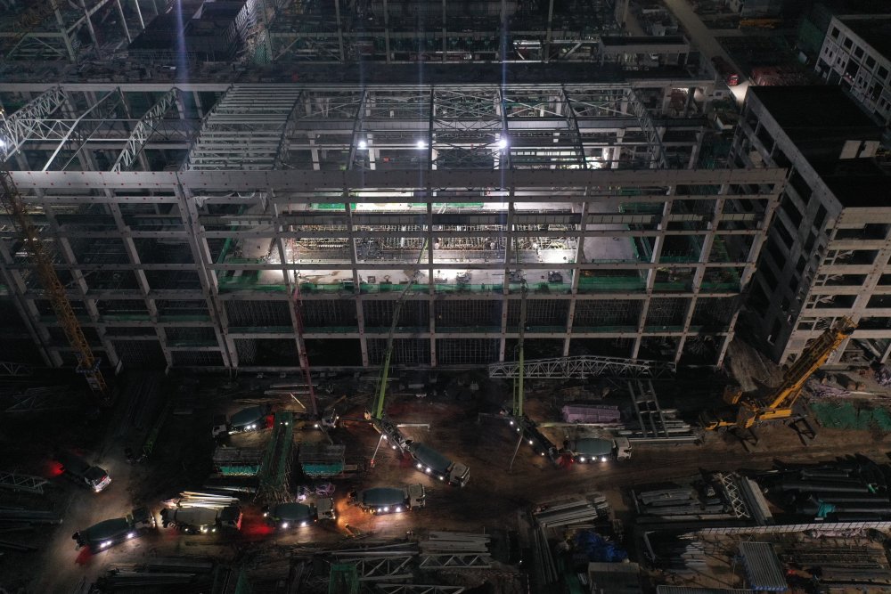 1800m3、21小時 見證陜煤建設黃陵電廠主廠房項目汽輪機建設新突破