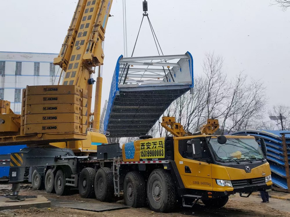 陜煤建設(shè)渭南分公司第三項目部：長虹貫雪迎新歲 雙橋擎起報佳音